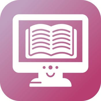 Ebook Lcd Vector Icon
