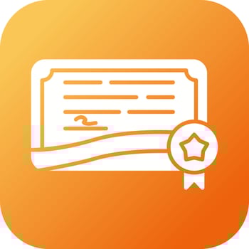 Certificate Vector Icon
