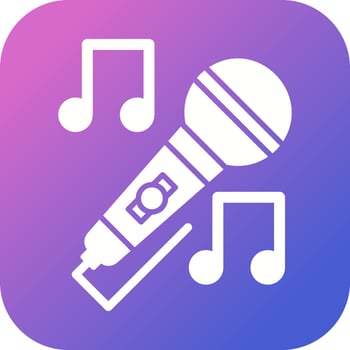 Karaoke Vector Icon