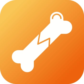 Broken Bone Vector Icon