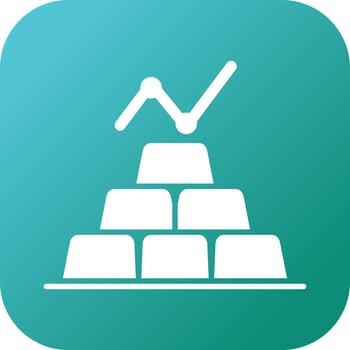 Gold Ingots Vector Icon