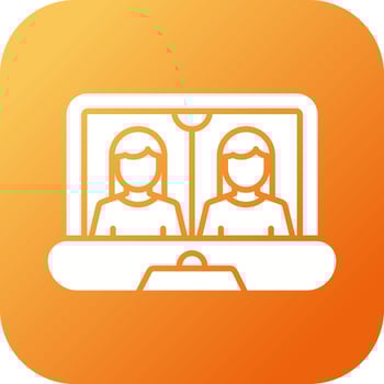 Online Meeting Vector Icon