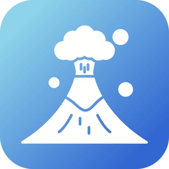 Volcano Vector Icon