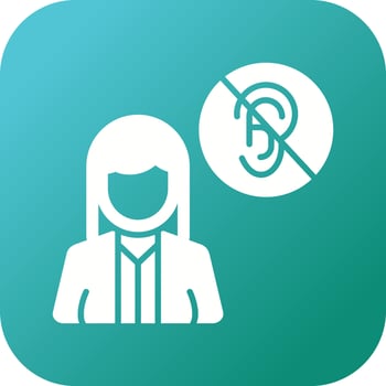 Deaf Vector Icon
