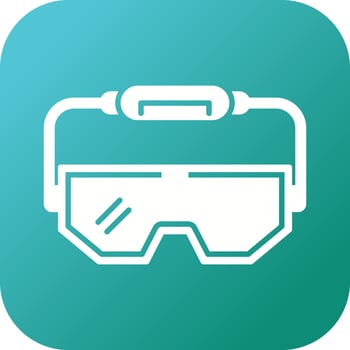 Lab Glasses Vector Icon