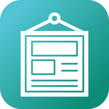 Poster Vector Icon