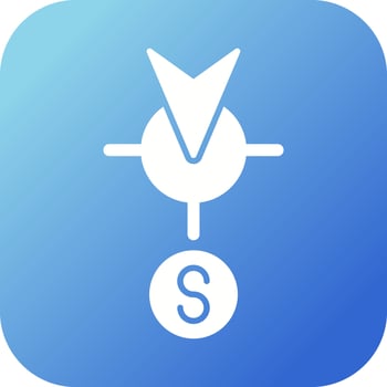 South Vector Icon