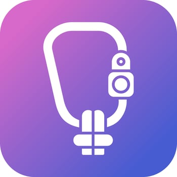 Carabiner Vector Icon