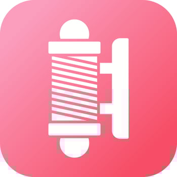 Barber Shop Pole Vector Icon