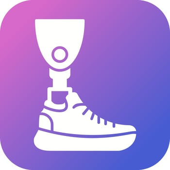 Prosthesis Vector Icon