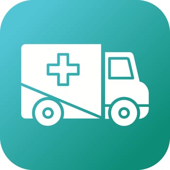 Ambulance Vector Icon