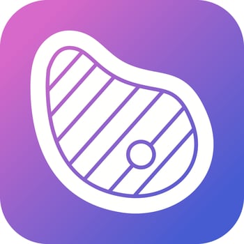 Steak Vector Icon