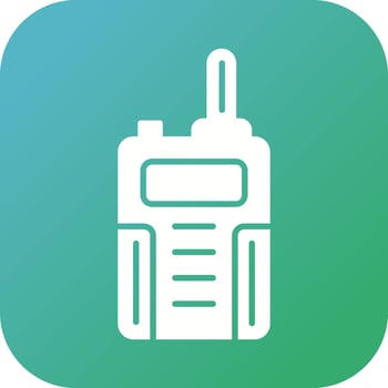 Walkie Talkie Vector Icon