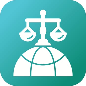 International Law Vector Icon