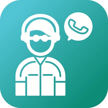 Contact Us Vector Icon