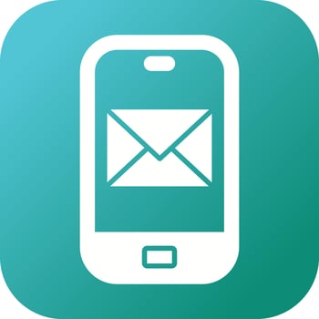 Smartphone mail Vector Icon