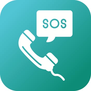 Emergency Call Vector Icon