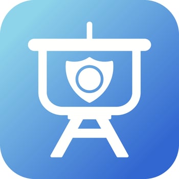 Security Presentation Vector Icon