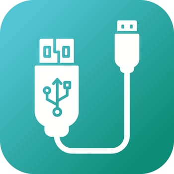 Usb Cable Vector Icon