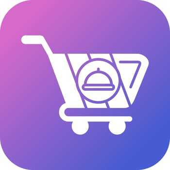 Food Cart Vector Icon