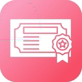 Certificate Vector Icon