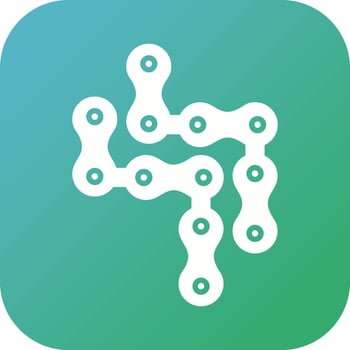 Cycle Chain Vector Icon