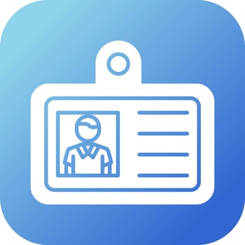 Staff Card Vector Icon