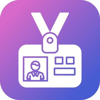 Id Card Vector Icon