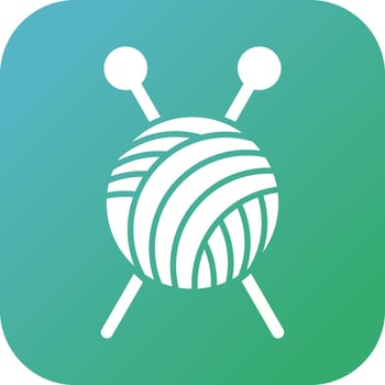 Knitting Vector Icon