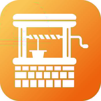 Water Well Vector Icon