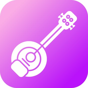 Mandolin Vector Icon