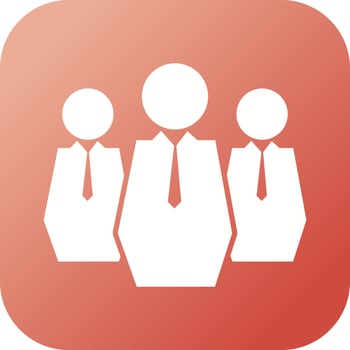 Beautiful Teamwork Vector Glyph icon