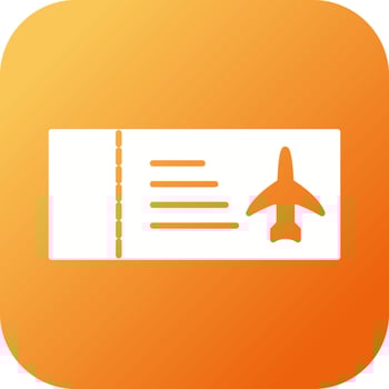 Plane Tickets Vector Icon