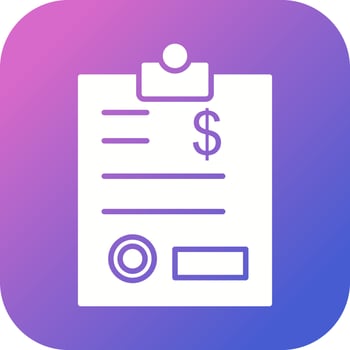 Invoice Vector Icon