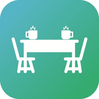 Dining Table Vector Icon