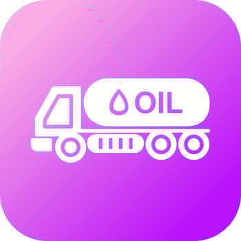 Tank Truck Vector Icon