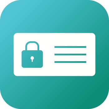 Protected Card Vector Icon