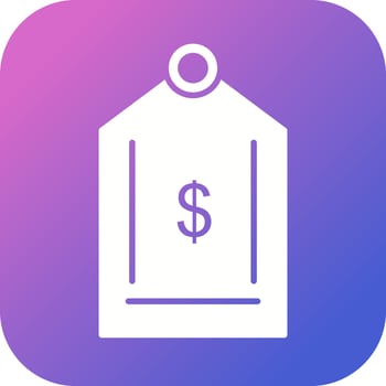 Dollar Tag Vector Icon