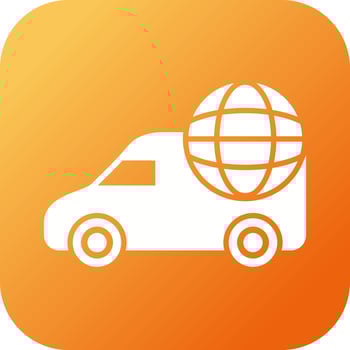 Global Delivery Vector Icon
