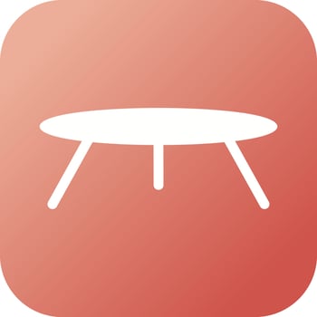 Small Table Vector Icon