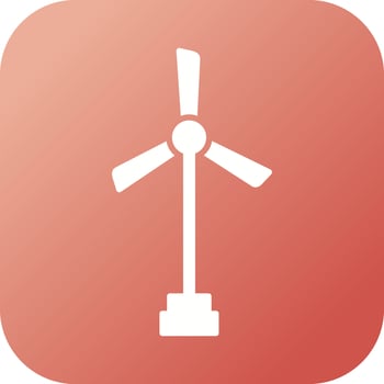 Windmill Vector Icon