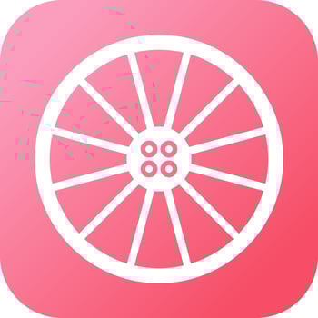 Wheel Vector Icon