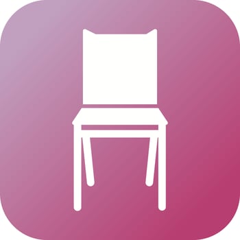 Bedroom Chair Vector Icon