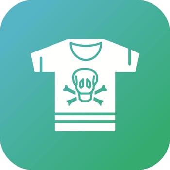 Pirate Shirt Vector Icon