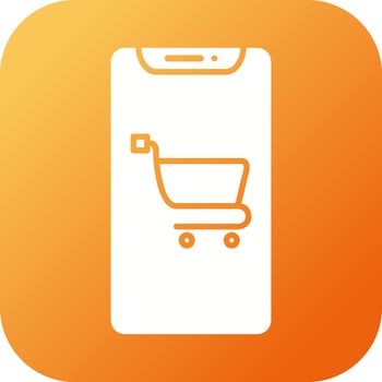 Mobile Shopping Vector Icon