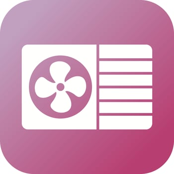 AC Window Unit Vector Icon