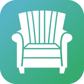 Single Sofa Vector Icon