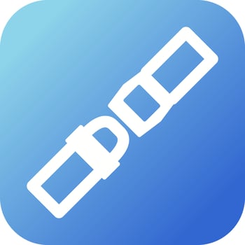 Seat Belt Vector Icon