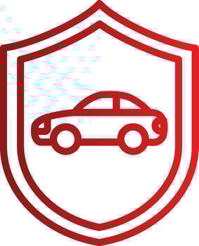Car Insurance Vector Icon