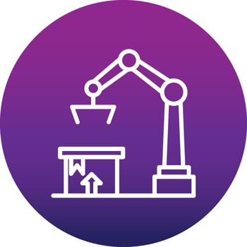 Robot Arm Vector Icon
